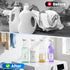 ProHK 4Pack 54oz 4Pcs Laundry Detergent Dispenser for Room Organization - Soap Container with Spoon, Funnel and Labels