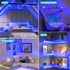 200 72FT 8 KerKoor Solar Rope Lights Outdoor Waterproof LED - LED Solar Rope String Lights, Modes with Remote Flexible