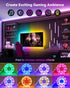 Pak 32.8ft 16 44 RGB+IC LED Strip Lights for Bedroom & TV, Smart Lights with Remote APP Control, DIY Million Colors