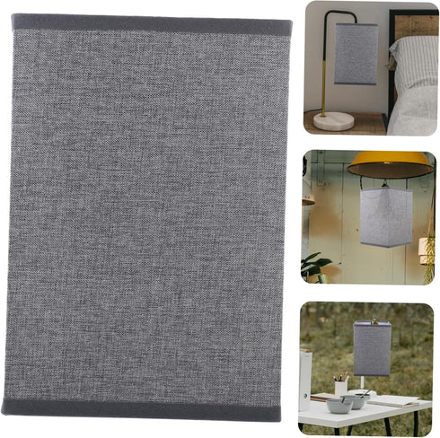 MAGICLULU Linen Lampshade Cover for Floor and Table Lamps Removable Design Soft Lighting for Home Suitable for Bedroom
