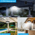288LED 5 Solar Shed Light Indoor Outdoor, Aqonsie Solar Powered Motion Sensor Pendant Light Daytime Available, Solar