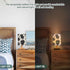 Generic Cow Print Small Desk Lamp for Bedroom Nightstand Bedside Lamps with USB Table Lamp with Fabric Night Light