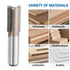 1/2 Inch 19/32" 2 1.18 Inch YG6 HARFINGTON Straight Router Bit Shank Cutting Dia, Flutes Cutting Length Carbide Cutter
