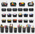 Roowest 60 Pcs Pegboard Cups Set, Pegboard Wall Organizer with Hooks and Loops, Office Storage Garage Craft Workshop