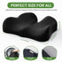 A-Pce Seat Cushion-Large Memory Foam Cushion for Office Chair-Sciatica & Lower Back & Coccyx Pain Relief-Coccyx Cushion