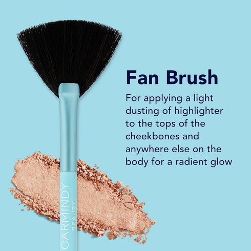 Dual Ended Highlighter Brush, 2 Pack for Versatile Highlighting