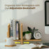Adjustable Desktop Bookshelf - Sturdy Desk Bookshelf and Book Organizer - No Tools Required to Assemble This Desktop
