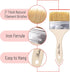 Bates Chip Paint Brushes, 3 Inch, 6 Pack, Natural Bristle Paint Brush for Painting and Staining Wood