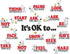 Eureka Peanuts Snoopy It's Ok to… Classroom Bulletin Board Set, 42 Pieces for Teachers