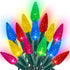 Dazzle Bright C6 Christmas String Lights, 100 LED 33 FT Waterproof Green