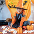 B1ykin 134Pcs Halloween Ghost Bulletin Board Decoration Set, Ghosts Patterned Paper Cutouts for Classroom and Home
