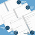 BookFactory Manager Notebook/Manager’s Log Book, Wire-O, 100 Pages, 8.5”x11” Planner for Management
