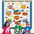 Religious Hero Bulletin Board Set, Super Theme Hero Jesus Cutouts for Sunday School Classroom Decor
