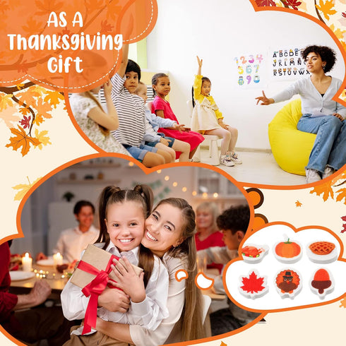 Thanksgiving Mini Acorn Erasers Bulk, Cute Fall Favor Stationery for Classroom Gifts (120 Pcs)
