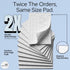 (3" 5") 12 50 Waiter Wallet Jr. Server Order Pads x Guest Check Pads, Sheets Each, Double-Sided, Stapled/Taped