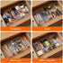Briwooody 2 (Transparent,11 Pcs Large Expandable Acrylic Drawer Organizers, Grid Adjustable Drawer, Dividers Organizer