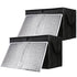 CIVJET 2-Pack Insulated Food Delivery Bag with Hard Bottom, XXX-Large Commercial Food