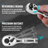 DURATECH Stubby Ratchet Set, 3-IN-1 Ratchet Handle with Extension Bars, Alloy Steel