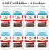 Pack, Set 8 Big Dot of Happiness Snowman Thank You Snow Much Gift Card Holders with Envelopes, Winter Party Cash Money