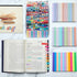 Book Annotation Kit with 8000 Pcs Transparent Sticky Tabs, 36 Aesthetic Highlighters, Canvas Bag for Office Supplies