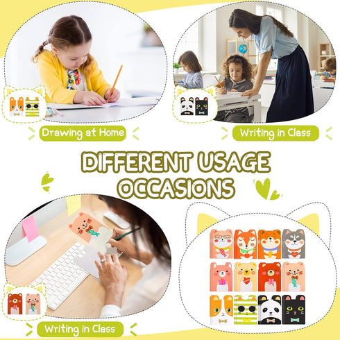 Yexiya 36 Packs Mini Cute Animal Notebooks, Funny Cartoon Notebooks for Christmas, Valentine's Day Gifts