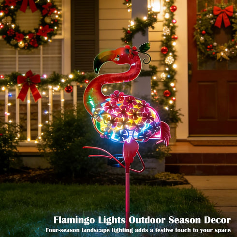 SunKite Flamingo Solar Garden Light Yard Decor Gifts for Women Outdoor Decorative Stake Light Waterproof