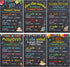 gisgfim 6 Pieces Spanish Verb Conjugation Posters, Spanish Grammar Charts for Classroom Decorations