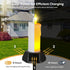 Solar Powered LED Flameless Candles Lights, Built-in 600MA Battery Runs up to 16H, Electric Fake Pathway Candle Lights with IP65 High Rating Waterproof for Outdoor Birthday Wedding Party Decor, 2 PCS by BlcTec