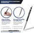 Pacific Arc 2mm Gravity Fed Lead Holder and Sharpener, Blue Drafting Pencil for Artists