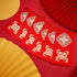 SAVITA 12pcs Wedding Red Envelopes, Traditional Chinese Lucky Money Envelopes for Newlyweds Bride Groom (A)