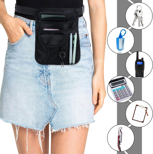 QfwdfcTrenz Pack Utility Belt Server Apron Waitress Server Apron with Multiple Pockets Servers Aprons Waist Pouch