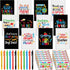 FunooFuno 36 Pcs End of Year Teacher Gifts Inspirational Notebooks Pens and Thank