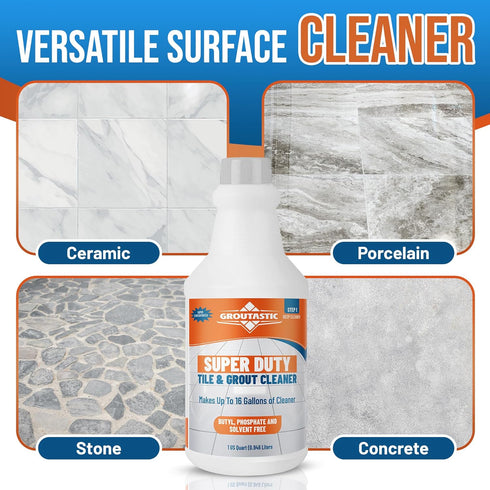 Super Duty Degreaser Heavy Duty Tile & Grout Cleaner Concentrated Phosphate Free Non-Corrosive Formula for Kitchen