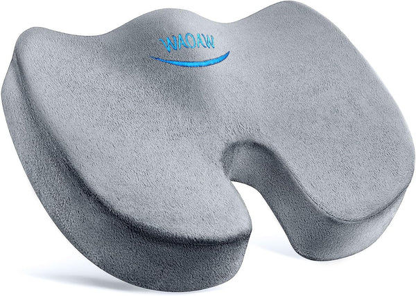 WAOAW Seat Cushion, Office Chair Cushions Butt Pillow for Long Sitting, Memory
