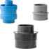 Dust Right 3-Piece Stacking Dust Port Adapter Set for Vacuum Hose & Tools, Glass Reinforced Polypropylene