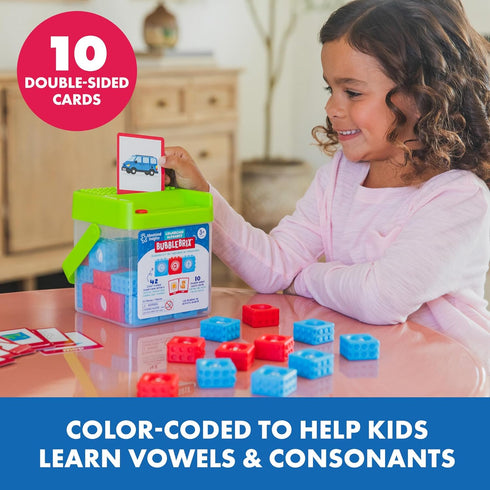 Educational Insights Lowercase Alphabet BubbleBrix - Sensory Alphabet Learning Toys, Literacy Manipulatives