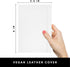 PAPERAGE Blank Journal Notebook (White) - 160 Pages, Medium 5.6 in x 8 in, Hardcover for Work, School, Sketching