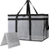 Bodaon Cooler Insulated Food Delivery Bag with Hard Bottom for Rideshare Bag,