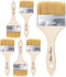 Bates Chip Paint Brushes, 3 Inch, 6 Pack, Natural Bristle Paint Brush for Painting and Staining Wood