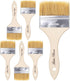 Bates Chip Paint Brushes, 3 Inch, 6 Pack, Natural Bristle Paint Brush for Painting and Staining Wood