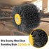 Abrasive Nylon Wire Drawing Wheel Drum Brushes, 320 Grit 120x100mm Wheel Drum Burnishing Tool Polishing Brush Wooden Wheels for Wood Furniture Working Surface Conditioning Tool