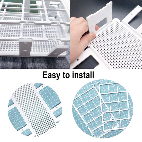 Plastic Test Tube Rack 2 Pack, 21 Holes Lab Holder for 30mm and Below Test Tubes, Detachable