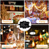 Dimmer 1000W IP68 3 Dimmer Dimmable Outdoor Switch for String Lights, Max Power Waterproof Wireless RF Remote Control