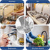 24" Splash Guard Plus Size Silicone Sink Faucet Drying Mat Handle Drip Catcher Tray Dish Sponge Holder Kitchen