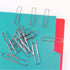RUBEX 700 Paper Clips, Silver, Assorted Sizes for Office, School, Document Organization