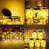 20 10 Pack SmilingTown Solar Light for Mason Jars LED Outdoor Fairy String Light Lids with Hangers for Jar Lantern