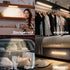 30 Counter Closet (7.8inch-30LED-1 Pack) LEPOTEC LED Under Lighting, Motion Kitchen Cabinet Light, Battery Operated