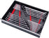 Ernst Manufacturing Wrench Rail Set with Magnetic Backing, 40 Tool, Red by Ernst Manufacturing