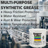 Super Lube 3 oz (21036) Multi-Purpose Synthetic Grease w/ Syncolon - Water Resistant Grease - Food Grade - Long-Lasting