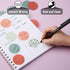 Mr. Pen- Black Fineliner Pens, 4 Pack, 0.5mm Fine Point, Marker Pen for Transparent Sticky Notes and Drawing